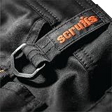 Scruffs Trade Flex Trouser Black 34R Durable Twill Cargo Knee Pockets view 4