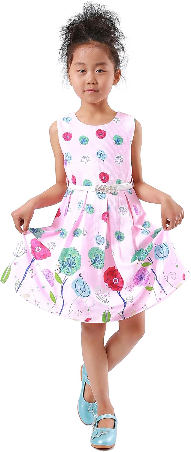 little girl in sundress