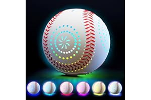 LED Rechargeable Baseball with 9 Lighting Modes Glow in The Dark Baseballs, Baseball Gifts for Boys 6 7 8 9 10 11 12 Years Ol