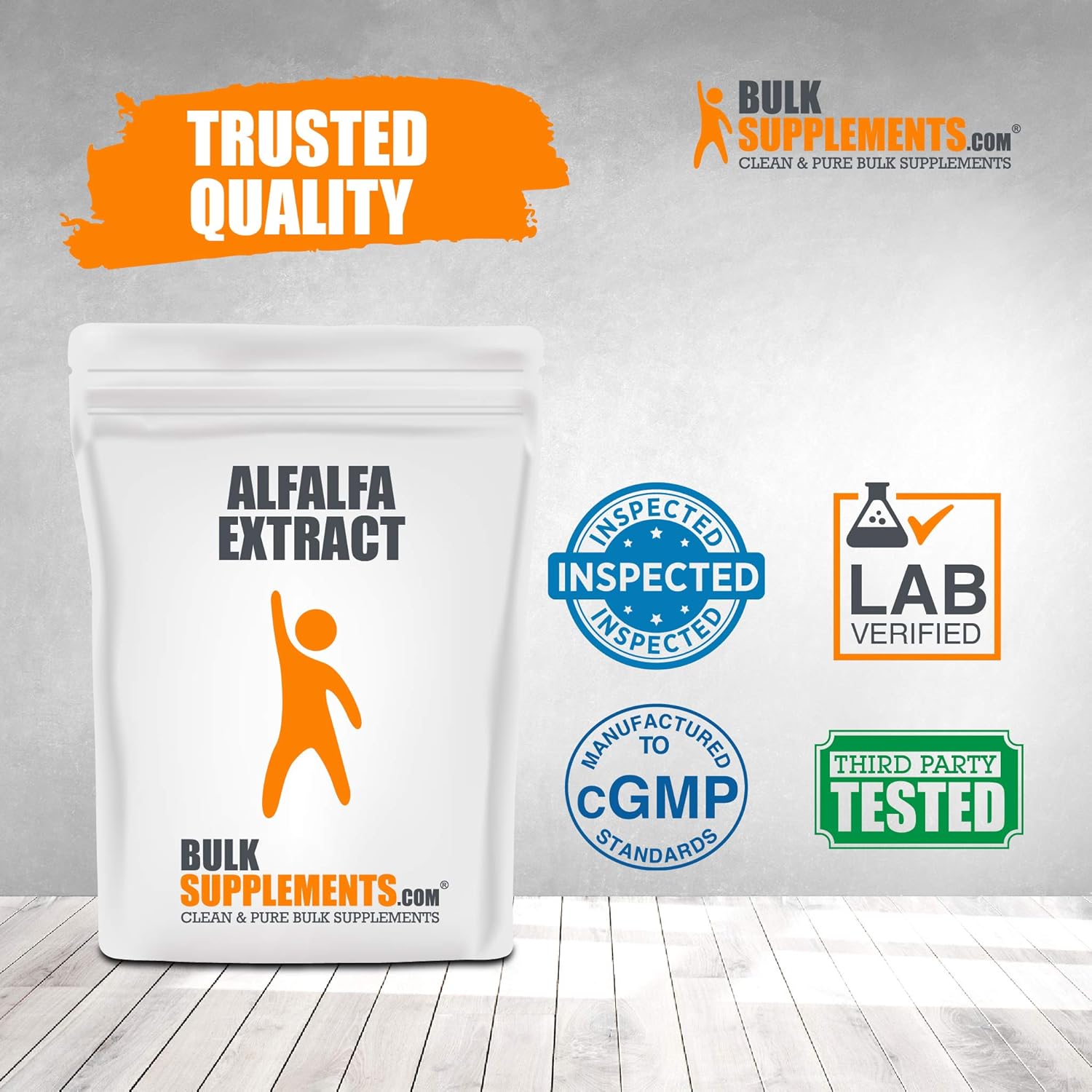 Organic Alfalfa Powder by Bulksupplements (250 Grams): Health & Personal Care