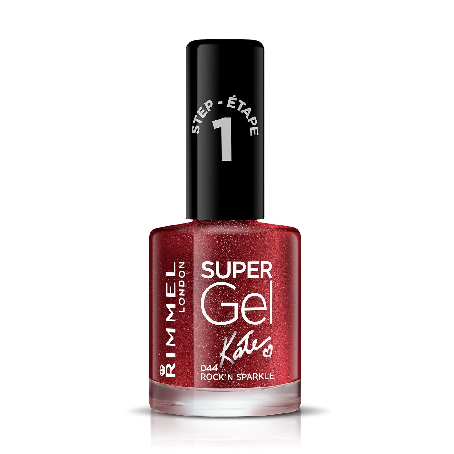 Rimmel London Super Gel Nail Polish, 044 Rock N Sparkle, 12 ml, Packaging May Vary Amazon.co.uk
