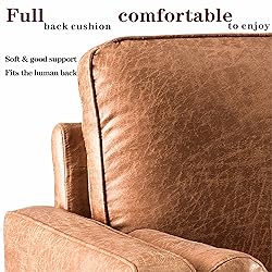 XIZZI Rivet Aiden Mid-Century Modern Loveseat Sofa