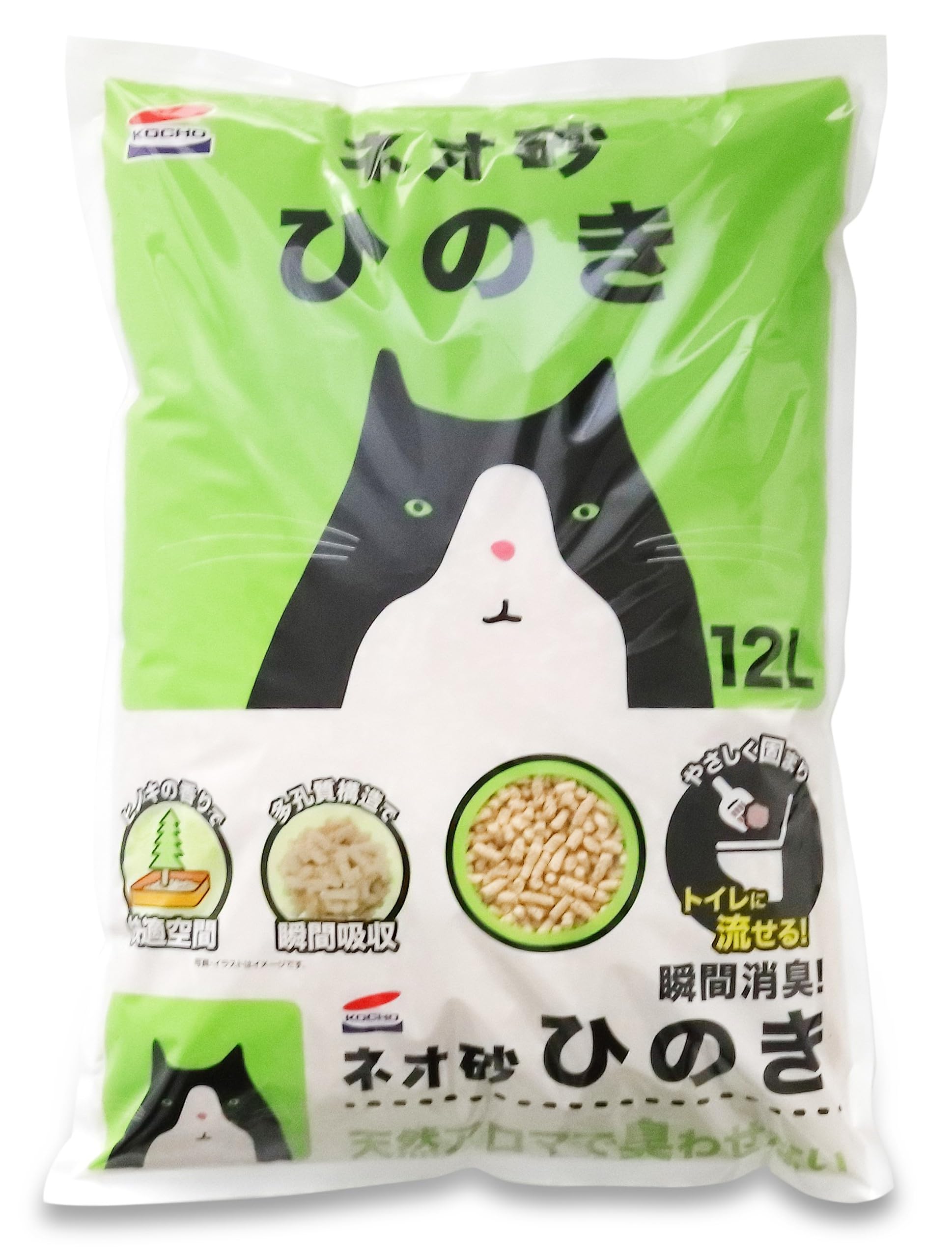 ネオ・ルーライフ 猫砂 ネオ砂ヒノキ ひのき 12L商品画像