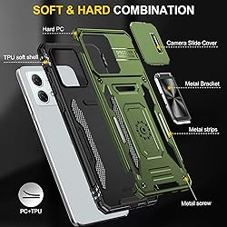 FRLMOOES for Motorola Moto G84 Case with 2 Screen
