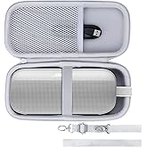 Lebakort Hard Case Compatible with Bose SoundLink Flex 2nd Gen/Bose SoundLink Flex Portable Speaker, Off White Case