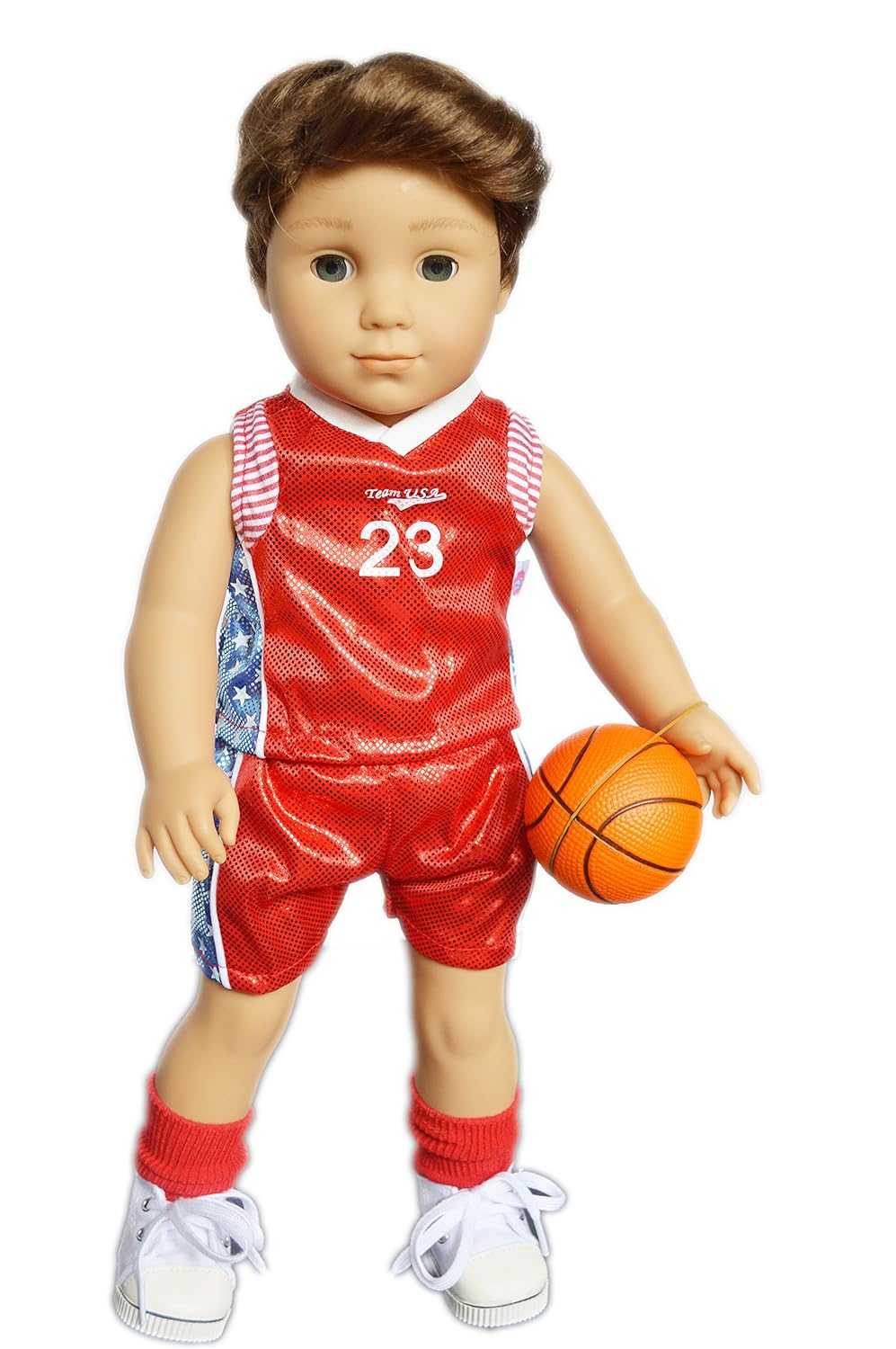 18 inch doll basketball outfit