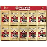 Pocheon 200g(20g x 10) 6Years Sliced Korean Panax Red Ginseng Root with Honey, Natural Immune Support