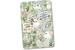 APPALACHIAN ARTISANS Clear Back Cover Insert for Kindle | Bookish Case Insert for E Reader | Agave Green Cardstock Insert | Booktok Stickers Case Insert | Book and Plant Lover Gifts (Kindle Paperwhite 11th Generation)