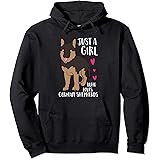 Amazon Com Just A Girl Who Loves German Shepherds Pullover Hoodie Clothing Shoes Jewelry