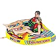 Wow Sports – Macho Combo Towable Tube for Boating – Multiple Riding Positions – 1-2 Person 340 lbs Capacity - Inflatable Boat Tube - Youth & Adults