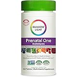 Rainbow Light Prenatal One Daily Multivitamin, Non-GMO, Vegetarian and Gluten Free, 150 tablets, Clinically proven absoption 