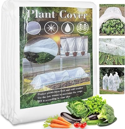 OAHAO Garden Frost Protection Cover 40gsm 2x5M Non-Woven Fleece