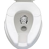 Anti Hillary Clinton 2016 Presidential Election - Decal Bumper Sticker - Litterally Piss On Hillary Toilet Bowl Stickers