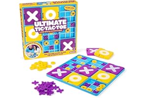 WHAT DO YOU MEME? Ultimate Tic Tac Toe™ By Relatable, Board Games For Family Game Night, Includes 1 Board, 41 Mini X's, 40 Mini O's, 5 Large X's, 5 Large O's, Great for Christmas Party Games, & Thanksgiving Activities