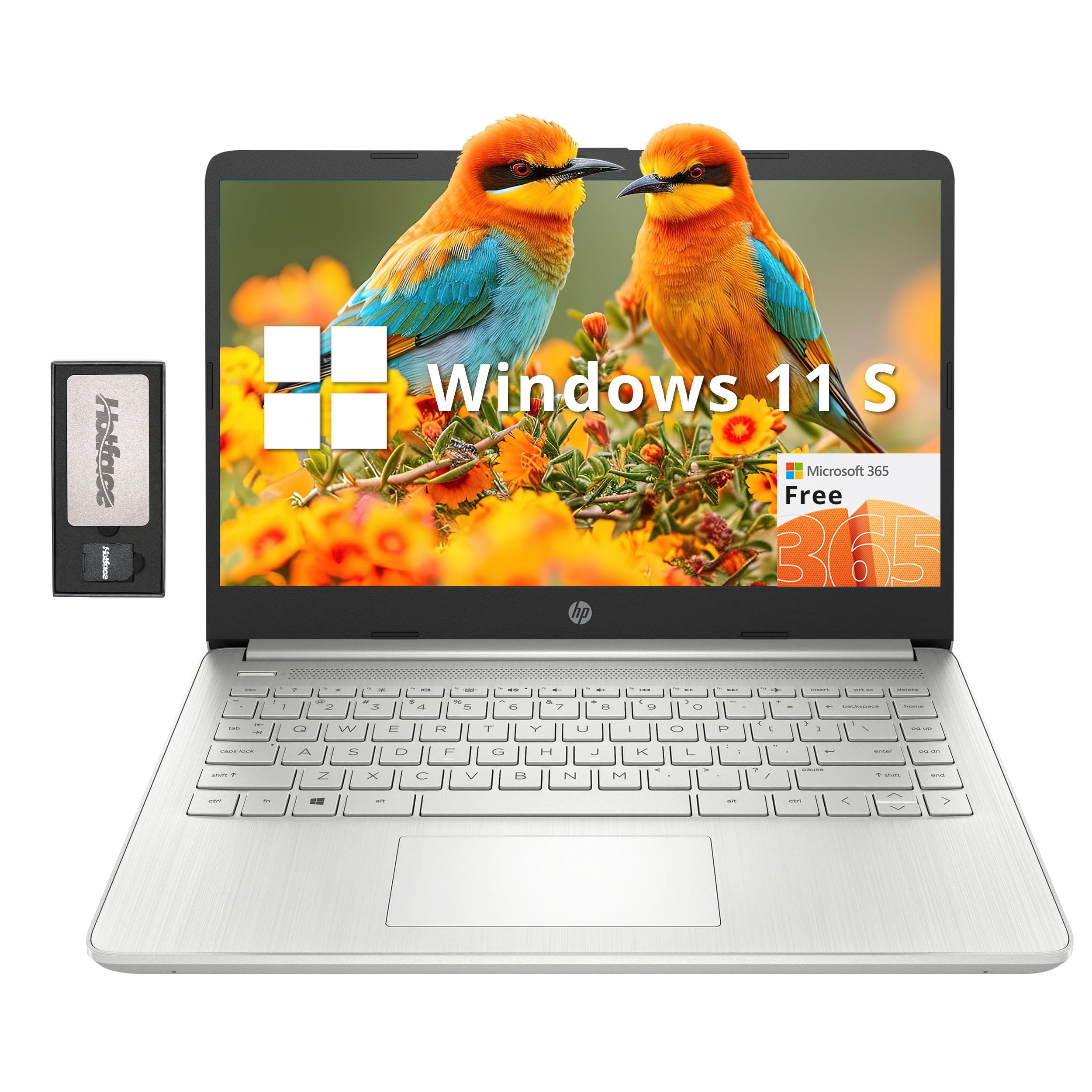 HP Stream 14" HD Laptop - Silver