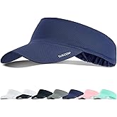 Sukeen Cooling Stretchy Visor Free Size Cool Hat with UV Protection Brim Peak Vizor for Golf, Tennis, Cycling, Running