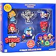 Brawl Stars P.M.I Collectible Figures - 8 Pack Deluxe Box -Including 2 Rare Hidden Characters (S1) (Random) (BRW2070)