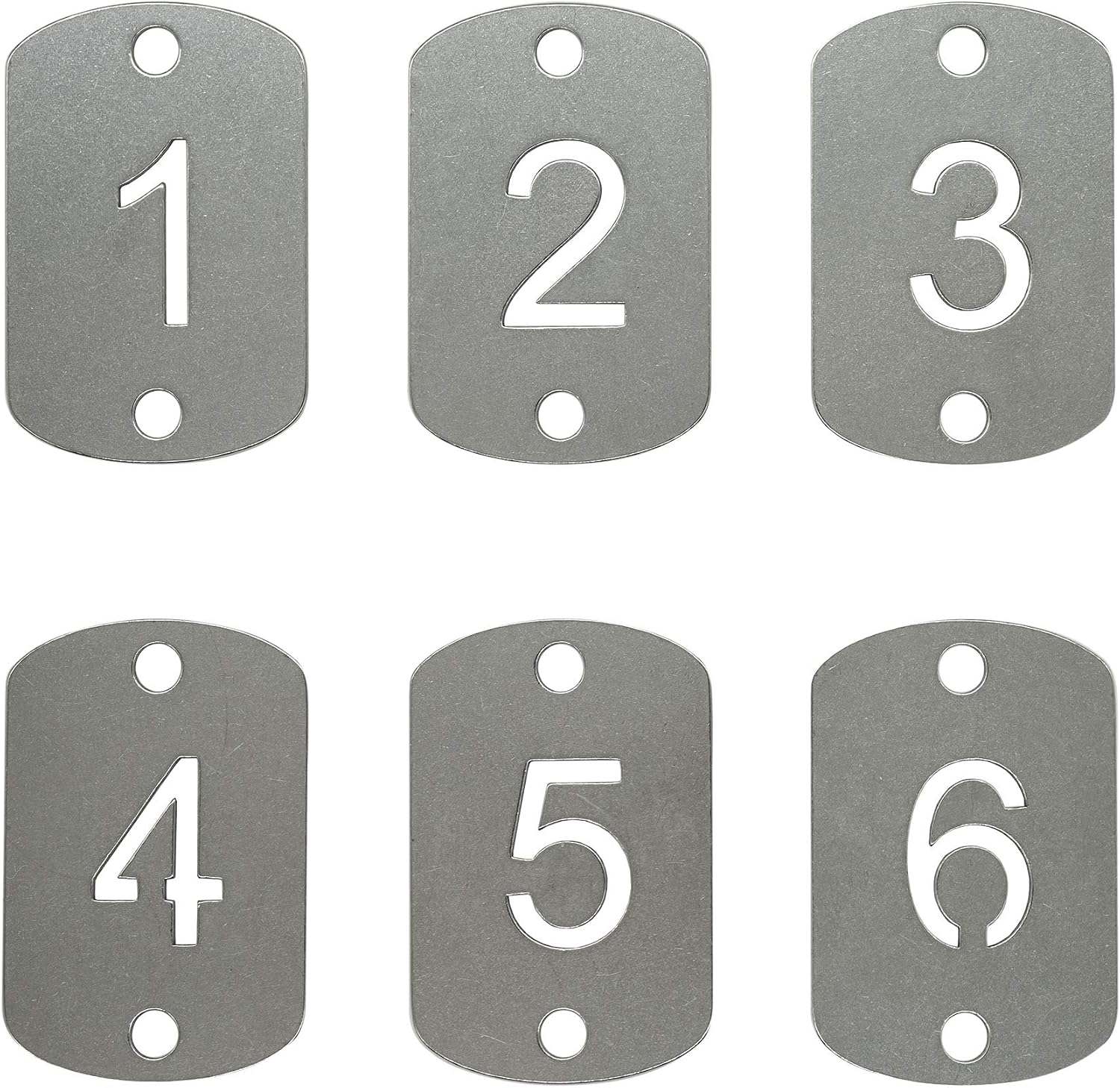 Staymax Rectangular 5 Popular Hollowed Stainless Steel Key Number s