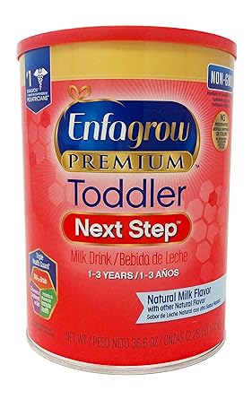Enfagrow Premium Toddler Next Step Natural Milk Flavor 36 6 Oz Plus Free Bonus 1 Pack Of Disposable Baby Bibs And 2 Baby Washcloths Amazon Com Grocery Gourmet Food