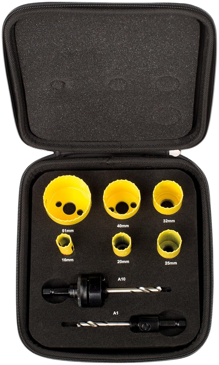 Starrett KFC06021 Electricians Hole Saw Kit (8Piece) Amazon.co.uk Business, Industry & Science