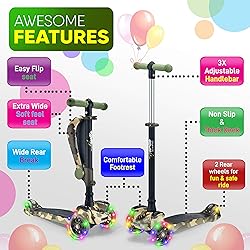 Hurtle Kids Scooter - Child Toddler Kick Scooter
