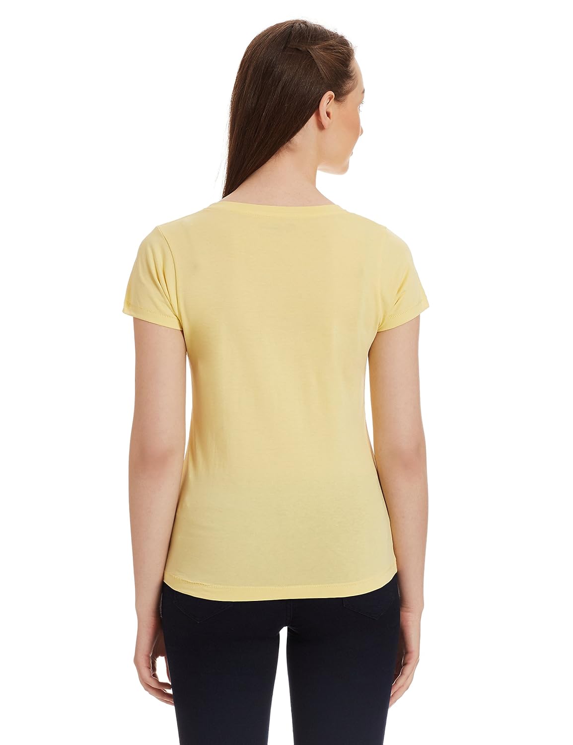 pepe jeans women's solid t-shirt