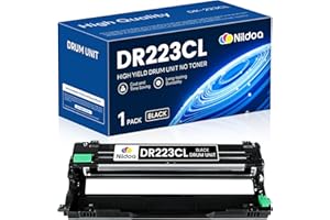 NILDOA DR223CL Drum Unit Black Replacement for Brother DR-223CL MFC-l3710CW MFC-L3770CDW MFC-L3750CDW HL-L3270CDW HL-L3290CDW Printer Drum, 1 Pack Not Include Toner