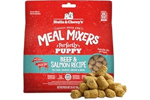 Stella & Chewy’s Freeze Dried Raw Meal Mixers – Crafted for Puppies – Grain Free, Protein Rich Perfectly Puppy Beef & Salmon 