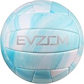 EVZOM Super Soft Volleyball Beach Volleyball Official Size 5 for Outdoor/Indoor/Pool/Gym/Training Premium Volleyballs Equipment Durability Stability Sports Ball