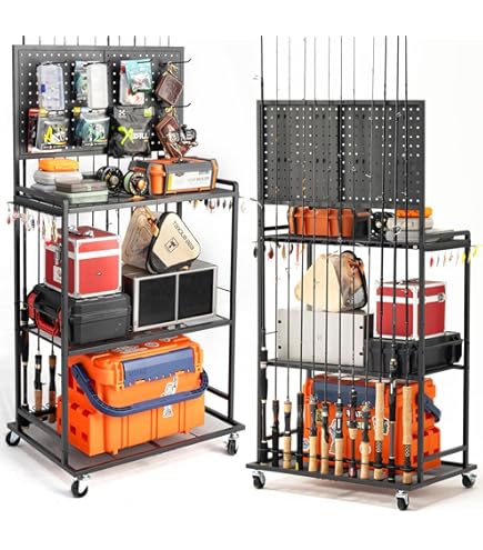 Fishing Rod Holders VEVOR Fishing Rod Holder For 15-Rods, Mobile