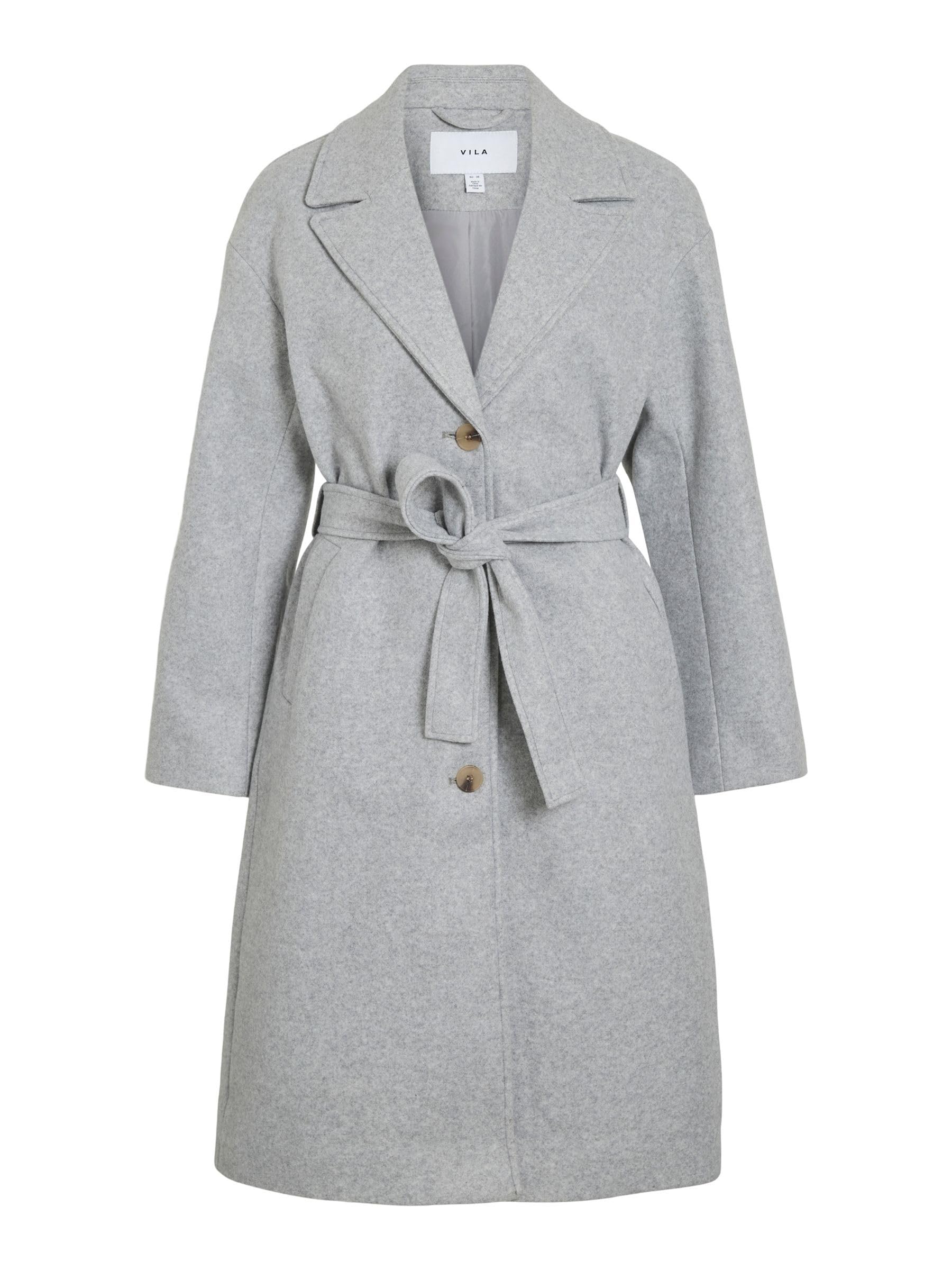 Vila Viclaudia L/S Long Coat -...