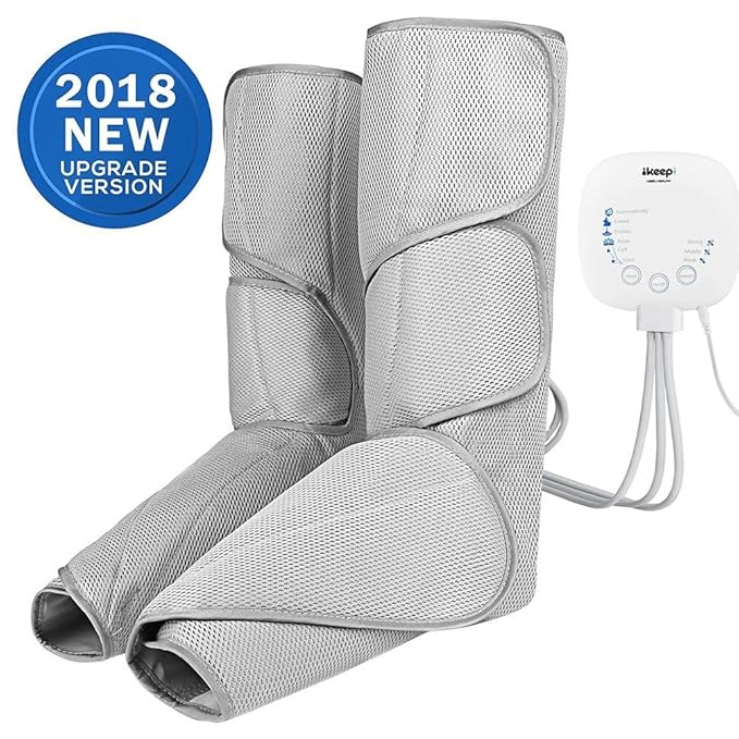 eTTgear Electric Leg Massager Air Compression Foot Massage Machine for Foot and Calf with 6