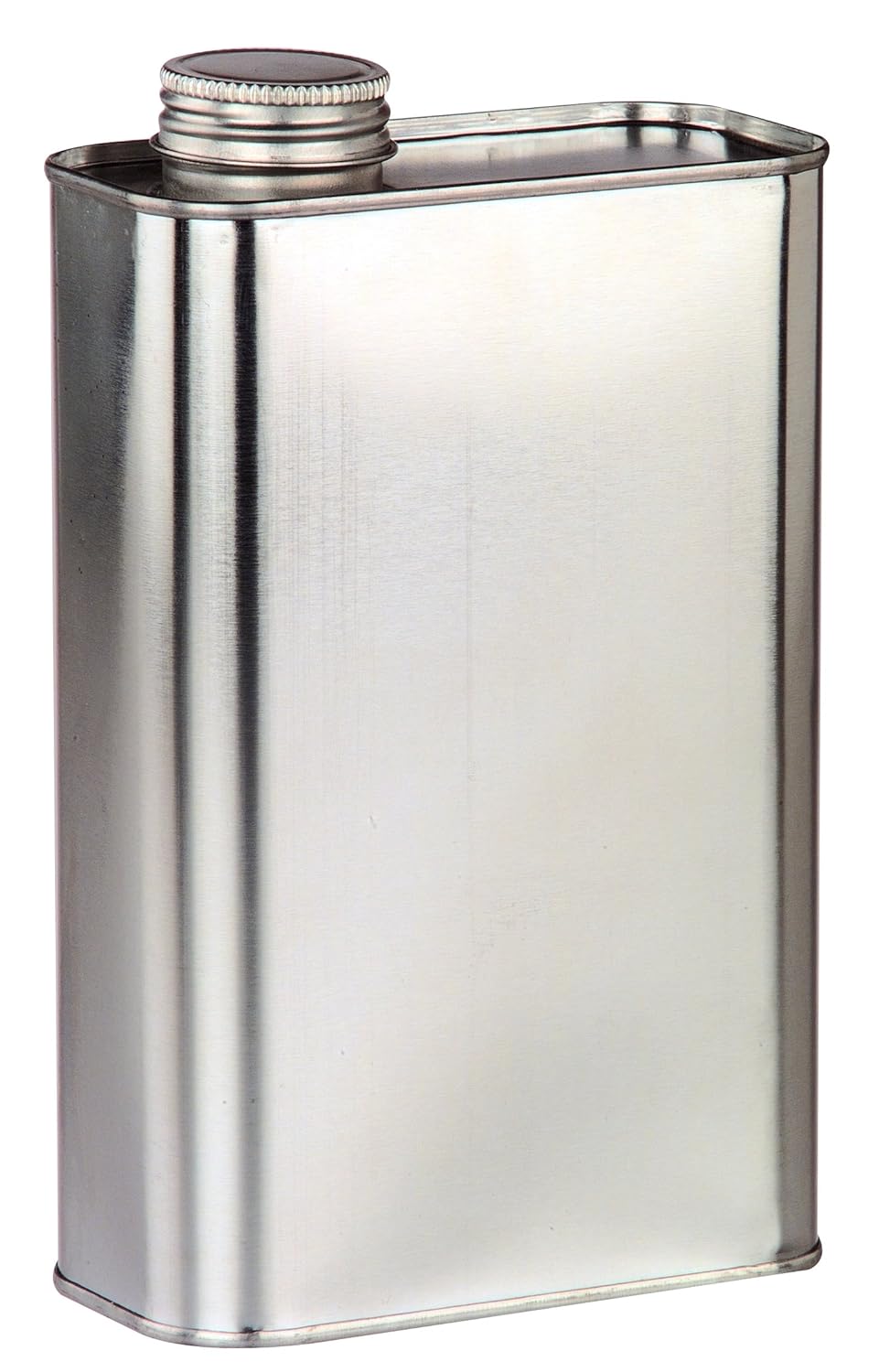 Qorpak 1 Gallon (128oz) (403 x 610 x 907) Metal Oblong F-Style Can with 2-7/8" Alpha Solvseal Lined Cap, with Handle - QOR