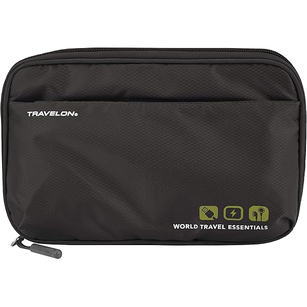 Trousse De Toilette Travelon Suspendue - 3 Compartiments Noir
