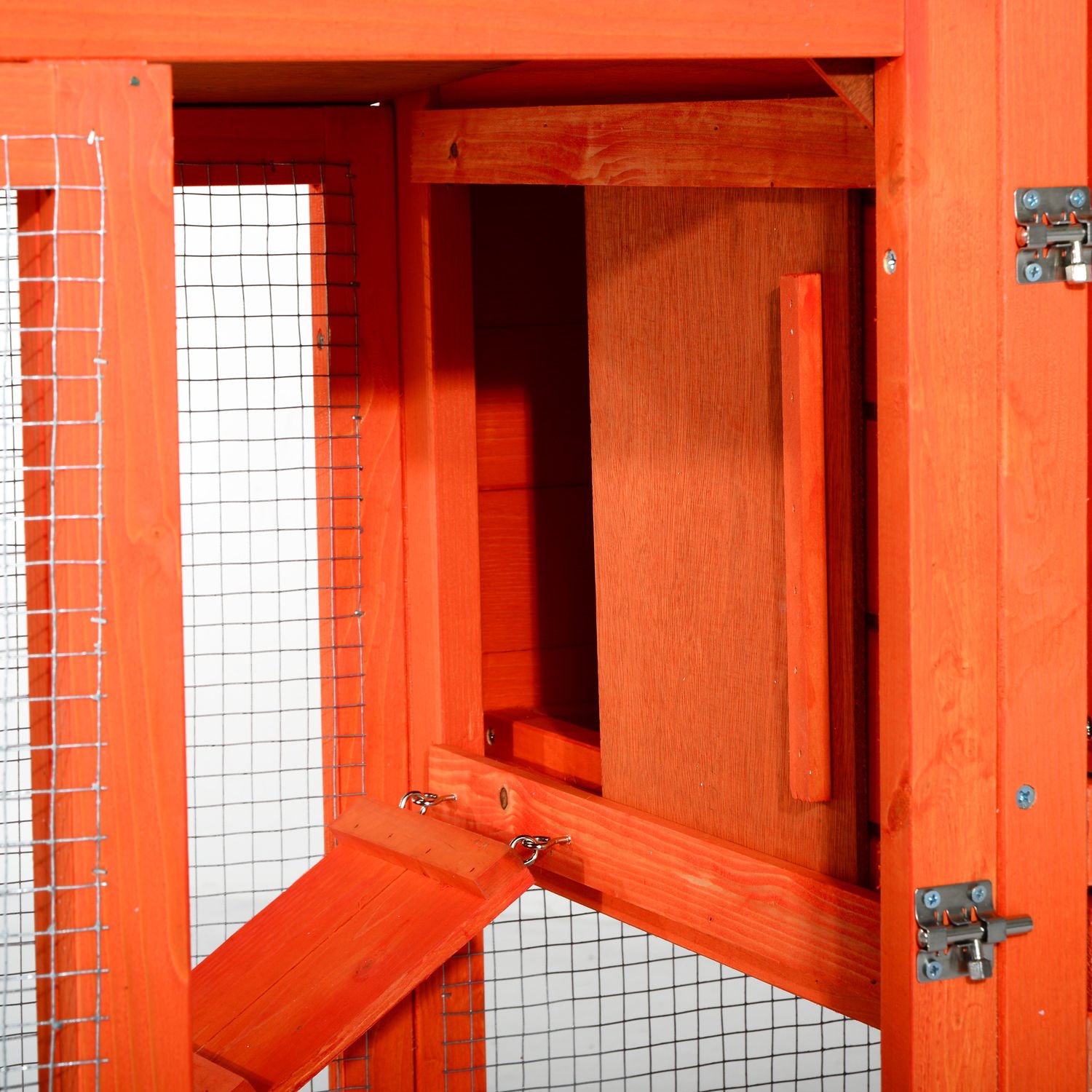 Generic Bit Animal Cage Tray Run Hutc Bunny Small Animal Cage 48