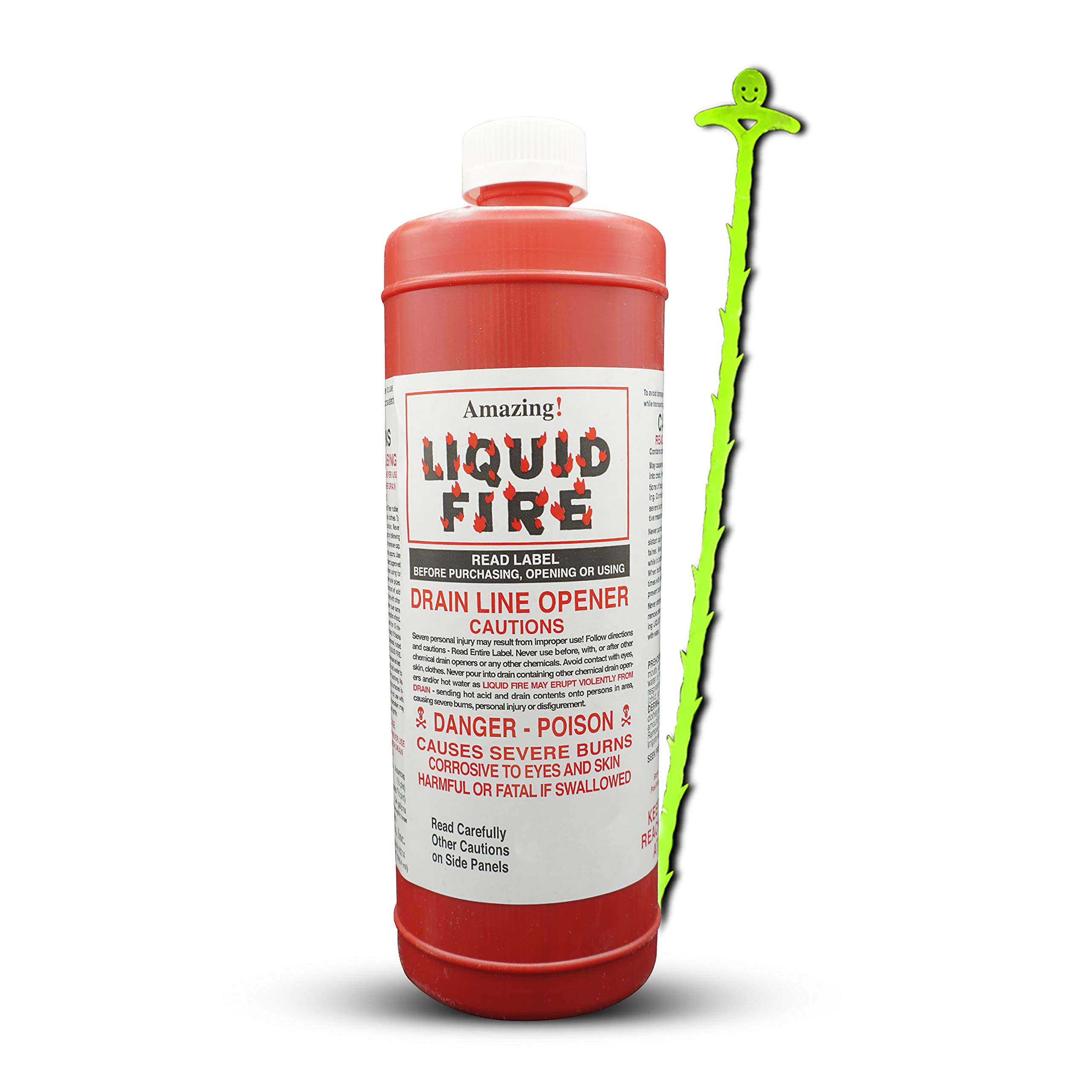 Mua Liquid Fire Drain Opener 32 Ounce with Centaurus AZ Drain Snake for ...
