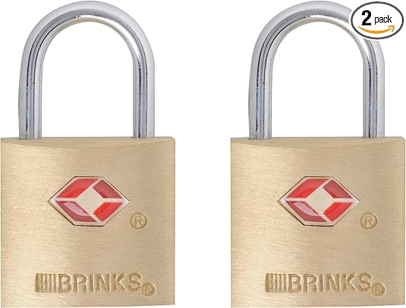 Brinks 161 20271 Tsa Approved 22mm Luggage Lock Solid Brass 2 Pack Home Improvement Amazon Com