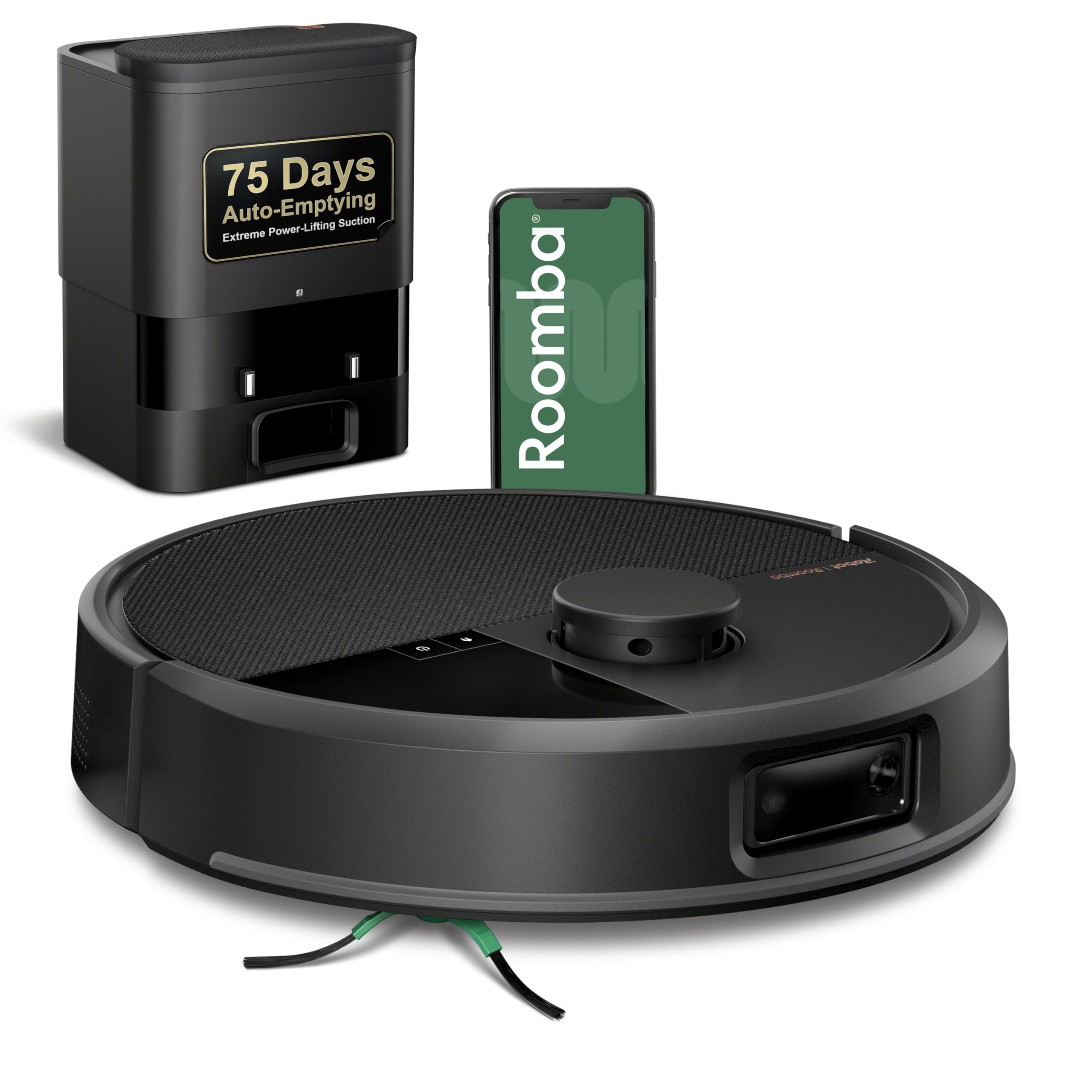 Photo 1 of iRobot Roomba Max 705 Robot Vacuum with AutoEmpty Dock, Powerful Suction, Dual Rubber Anti-Tangle Brushes, LiDAR Navigation, Obstacle & Anti-Fall Detection, for Carpet and Hard Floors