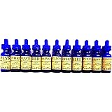 Set of 11 Liquid Candle Dyes - 1 oz Glass Dropper Bottles with Childproof Lid Premium Dye for All Waxes Exp Soy Wax