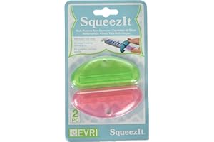 Evriholder Squeeze It Assorted Color Multipurpose Tube Squeezer, Set of 2, Color May Vary