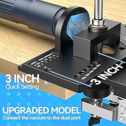 Upgraded 35mm Concealed Hinge Jig - Precision Drill