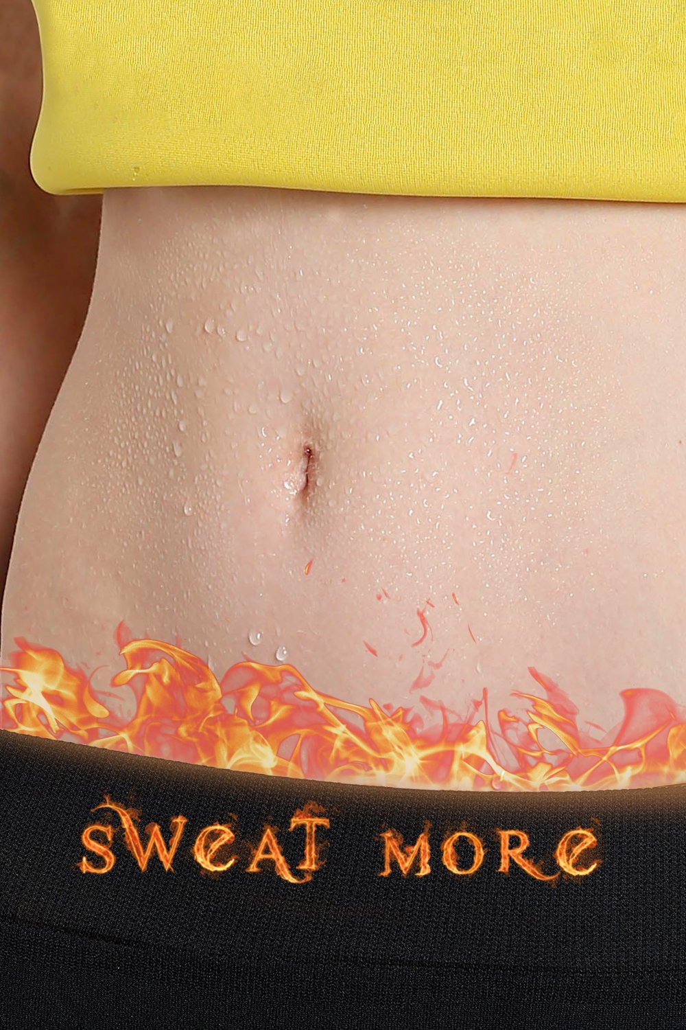 JforU Womens Hot Sweat Body Shaper Slimming Waist Trainer Neoprene Shirt Vest Weight Loss Shapewear No Zipper Black