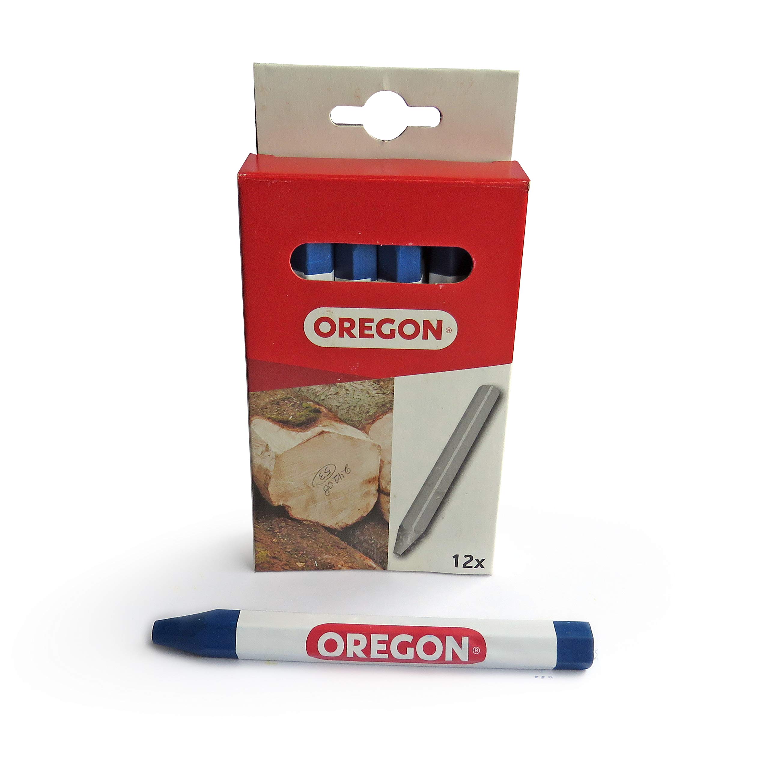 Oregon 295360 Multi Surface Marking Crayon - Blue (Pack of 12)