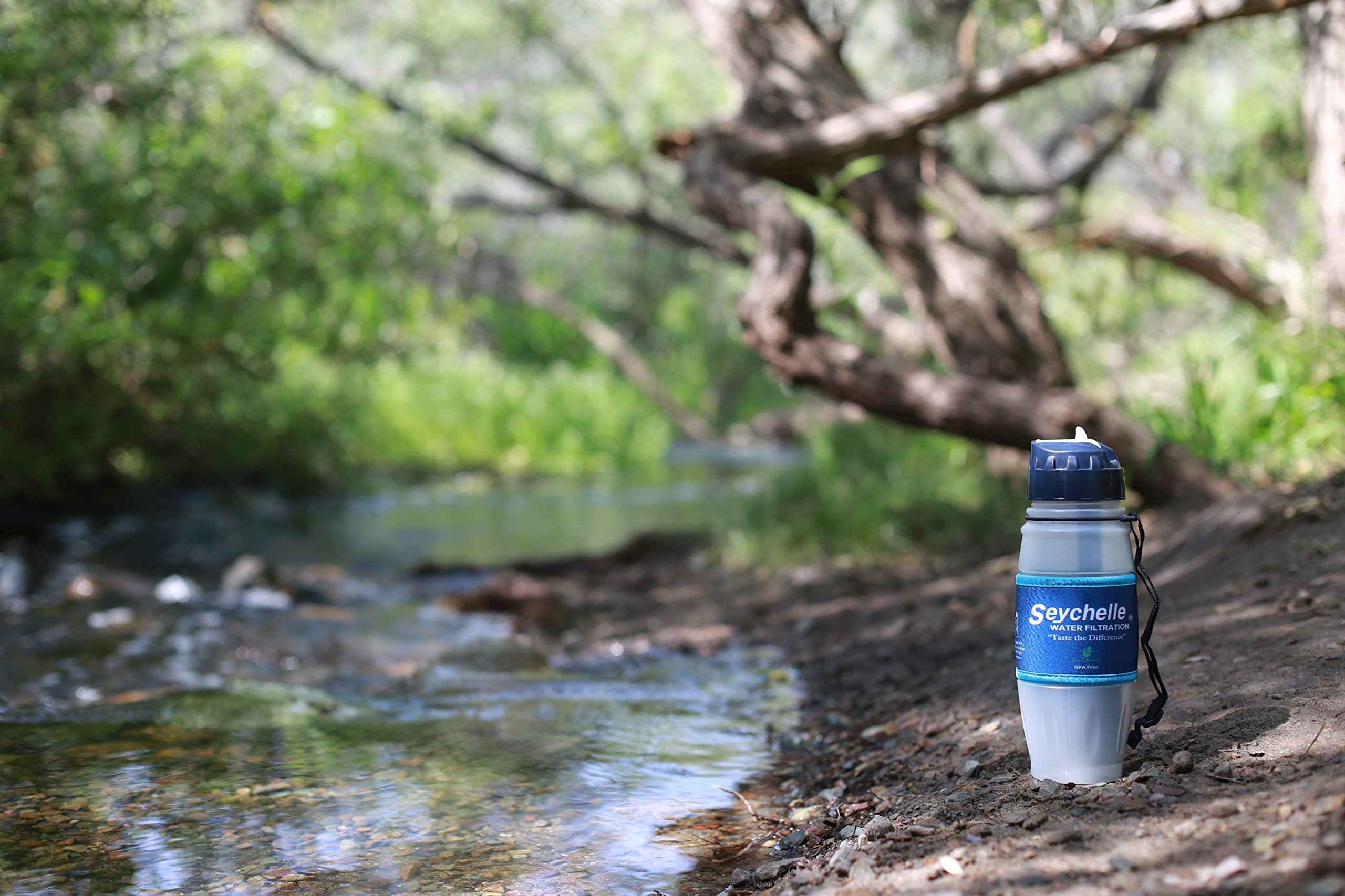 Seychelle Extreme Water Filter Bottle Removes Cryptosporidium