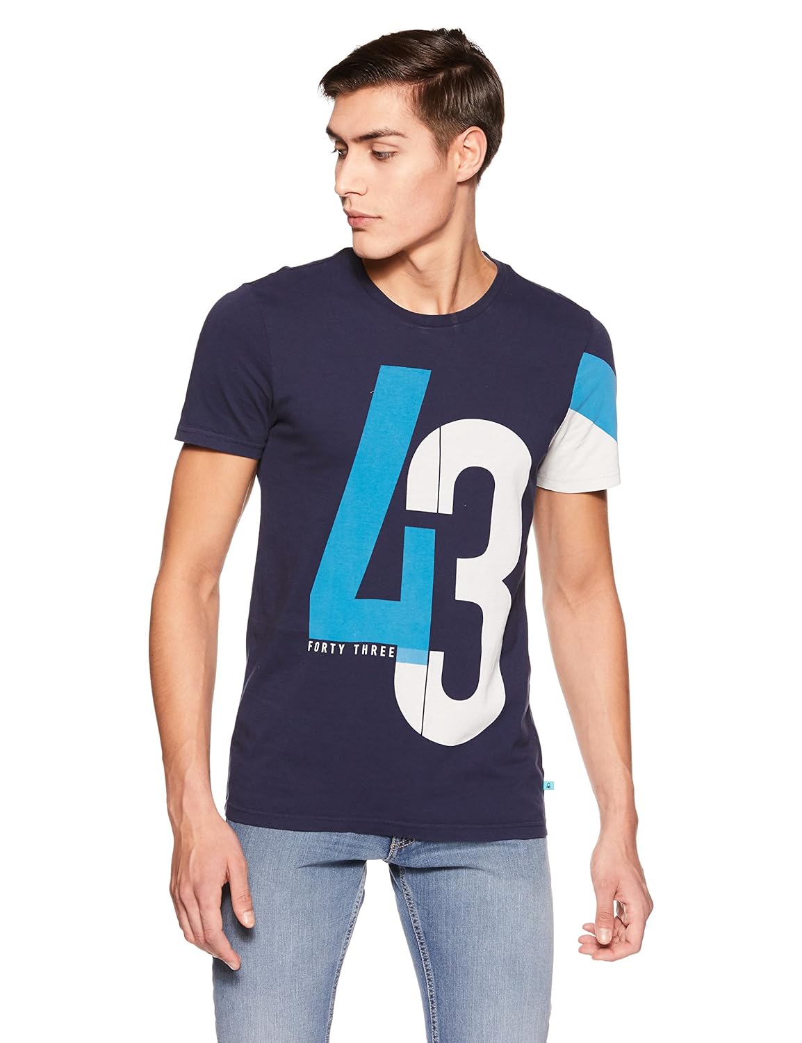 united colors of benetton men's printed regular fit t-shirt
