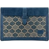 Londo Top Grain Leather MacBook Bag Laptop Sleeve for MacBook Pro and MacBook Air Case 14 Inch - 13 Inch (M4, M3, M2, M2, M1, Pro, Max) 13.3 Inch, iPad Pro 12.9 Inch - 2020 to 2024 Models