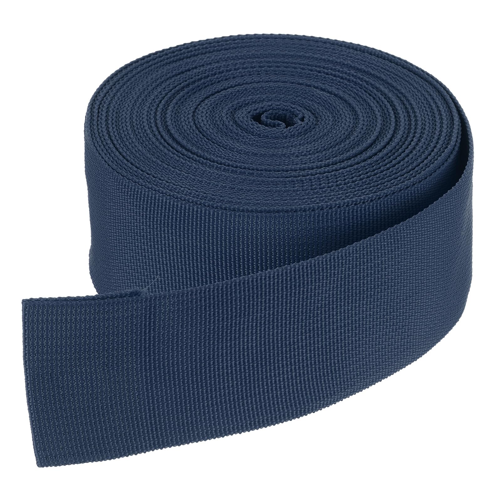 DMiotech 10 Yard x 2 Inch Width Nylon Webbing Strap Poly Flat Webbing Strapping for DIY Craft Backpack Strapping, Sewing, Outdoor Gear Repair, Navy Blue