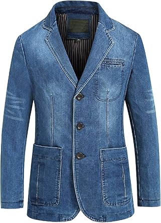 mens denim sport coat