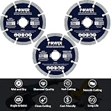 Power Xtreme 115mm Diamond Cutting Discs Pack of 3 for Angle Grinder view 2