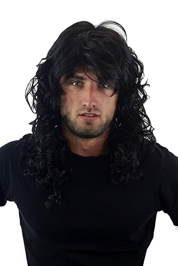 Buy Glamourous Quality Man Unisex Wig Glam Rock Rocker Metal Long